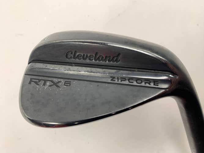 Cleveland RTX 6 ZipCore Black Satin Sand Wedge 54*10 DG Tour X100 XStiff RH