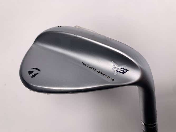 TaylorMade Milled Grind 3 Raw Chrome Wedge 58*11 Dynamic Gold S200 Tour Issue RH
