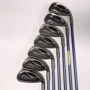 Ping G2 Ladies Iron Set 4-PW+SW Orange Dot TFC100 Ladies Graphite RH-No 6 Iron