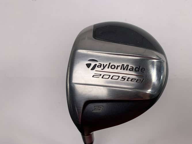 TaylorMade 200 Steel 3 Fairway Wood 15* Lite 80g Regular Graphite Mens LH