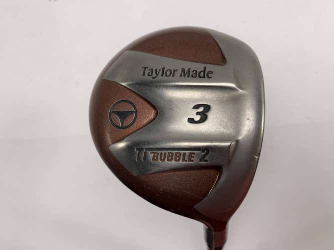 TaylorMade Ti Bubble 2 3 Fairway Wood 15* Bubble 2 80g Regular Graphite Mens RH