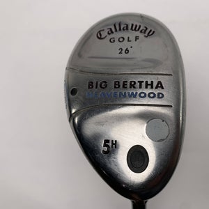 Callaway Big Bertha Heavenwood 5 Hybrid 26* Big Bertha Gems 55g Ladies RH