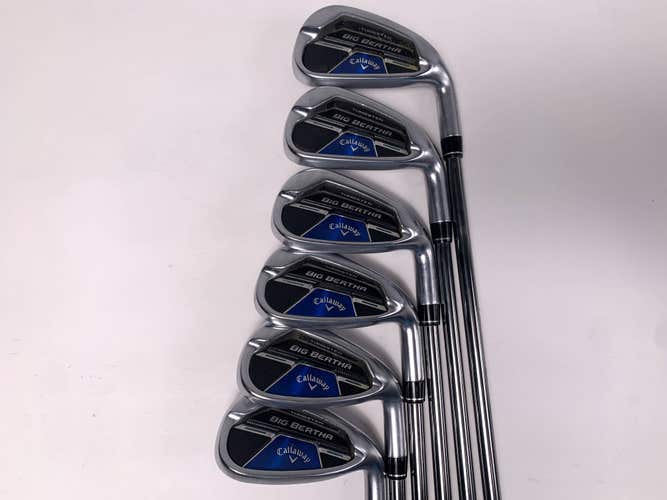 Callaway Big Bertha B21 Iron Set 6-PW+GW RCH 65 Senior Graphite Mens RH