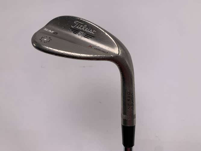 Titleist Vokey SM6 Steel Grey Lob Wedge LW 58* 12 Dynamic Gold S300 Stiff RH