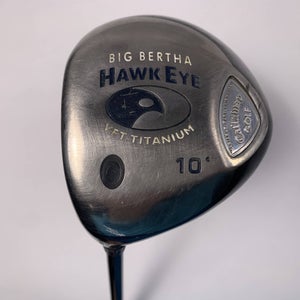 Callaway Hawkeye VFT Driver 10* Big Bertha System 60 Firm Graphite Mens LH