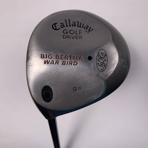 Callaway Big Bertha Warbird Driver 9* RCH 96 Firm Graphite Mens LH -1''