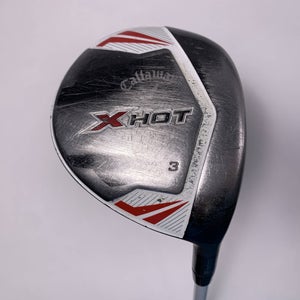 Callaway X Hot 19 3 Fairway Wood 15* Project X PXv Stiff Graphite Mens RH