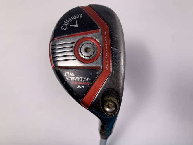 Callaway Big Bertha Alpha 815 3 Hybrid 20* Fujikura Speeder 865 Stiff RH