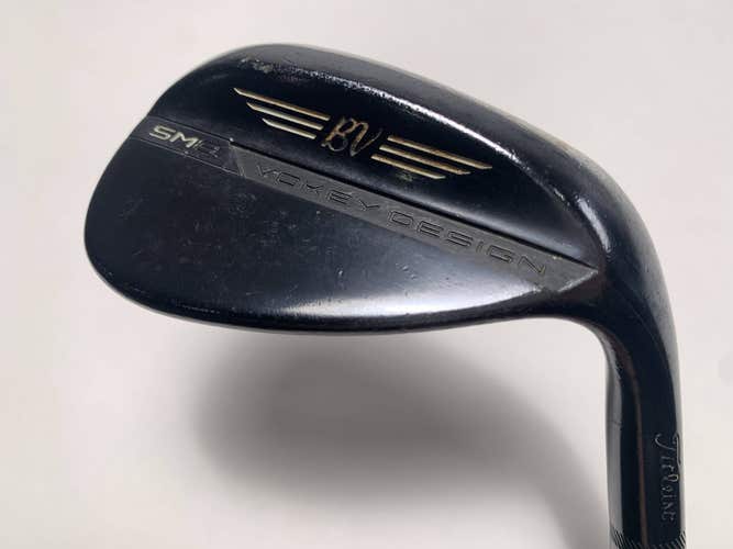 Titleist Vokey SM8 Jet Black Lob Wedge LW 60* 10 Bounce S-Grind Wedge Mens RH