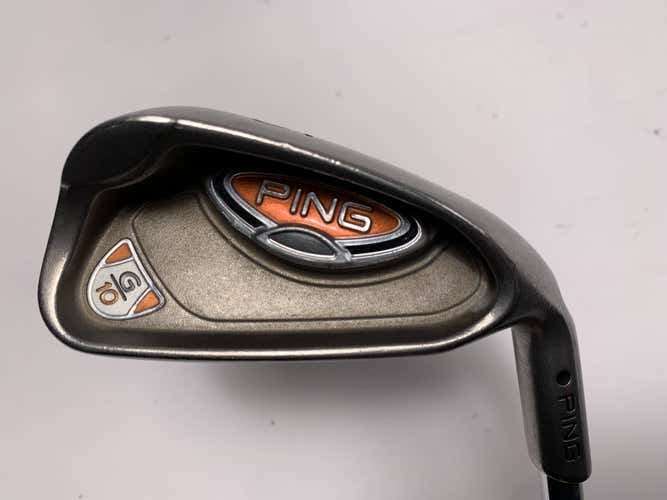 Ping G10 Single 6 Iron Black Dot AWT Regular Steel Mens RH Midsize Grip