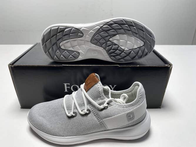 FootJoy Flex Coastal Waterproof Golf Shoes Grey Women's SZ 6 (95750)