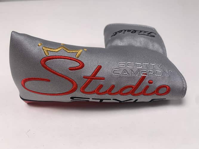 Titleist Scotty Cameron Studio Style 2025 Blade Putter Silver Headcover HC NEW