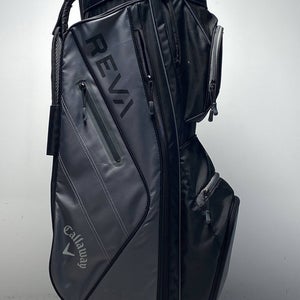 Callaway REVA Cart Bag Black Gray 14-Way Divide Single Strap Ladies Golf Bag