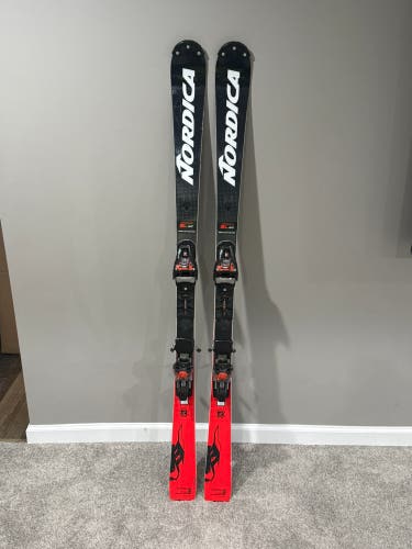 Nordica Dobermann SL WC 156 cm Racing Skis With Bindings Max Din 12