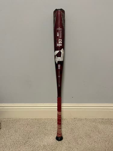 2022 DeMarini Voodoo One Alloy BBCOR Certified Bat (-3) 28 oz 31" (Used)