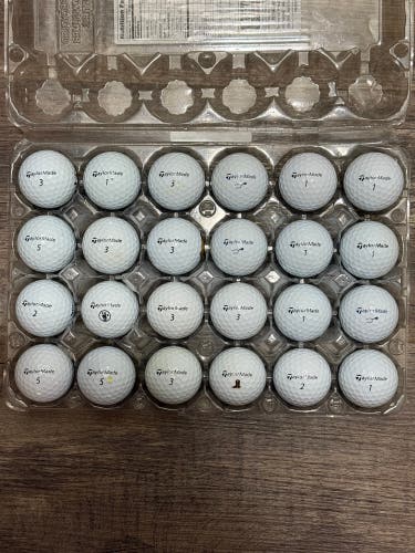 24 TaylorMade TP5 Golf Balls - 5A MINT CONDITION ONLY