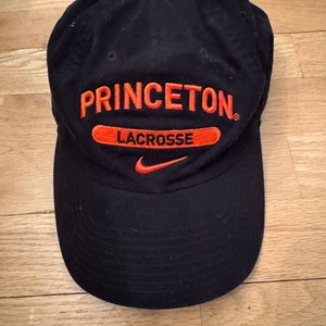Princeton Lacrosse Black Nike Hat
