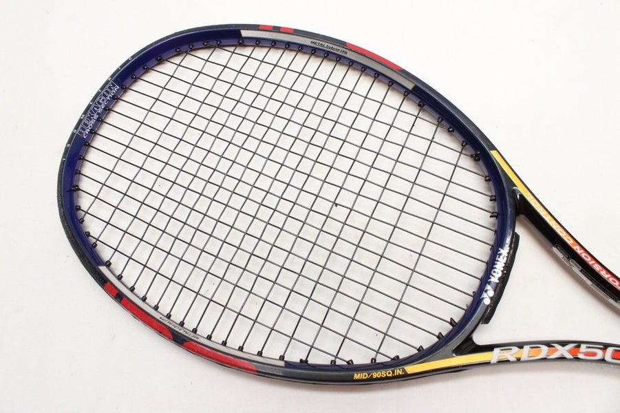 YONEX RDX 500 90 MIDSIZE TENNIS RACQUET (4 3/8) NEW GRIP. LONG