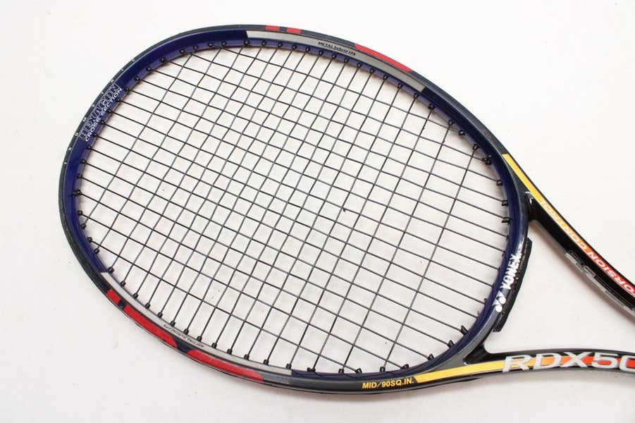 YONEX RDX 500 90 MIDSIZE TENNIS RACQUET (4 3/8) NEW GRIP. LONG