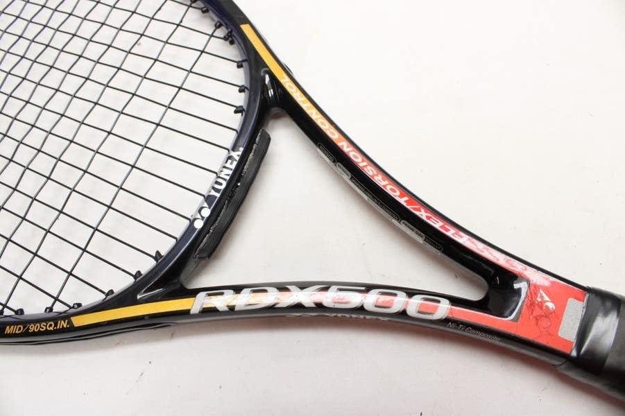 YONEX RDX 500 90 MIDSIZE TENNIS RACQUET (4 3/8) NEW GRIP. LONG