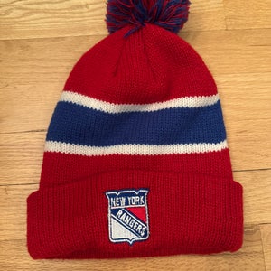 Rangers Hockey Winter Beanie Hat