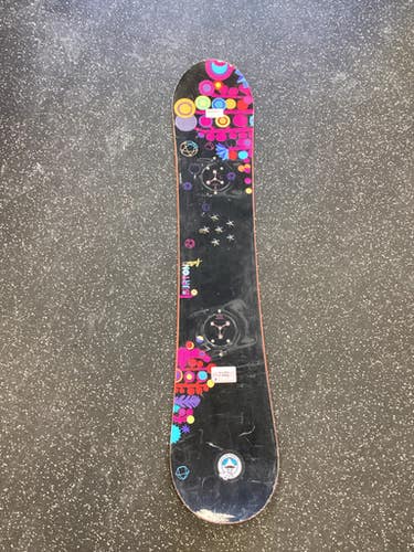 Used Burton FEATHER Girls Snowboard Only Black 140 cm 11851-S000041827