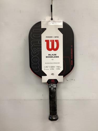 Used Wilson BLAZE EDGELESS Pickleball Racquet Black 11851-S000041732