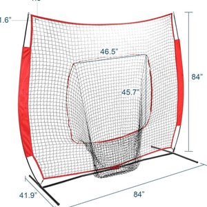 (Used batting  net with batting Tee