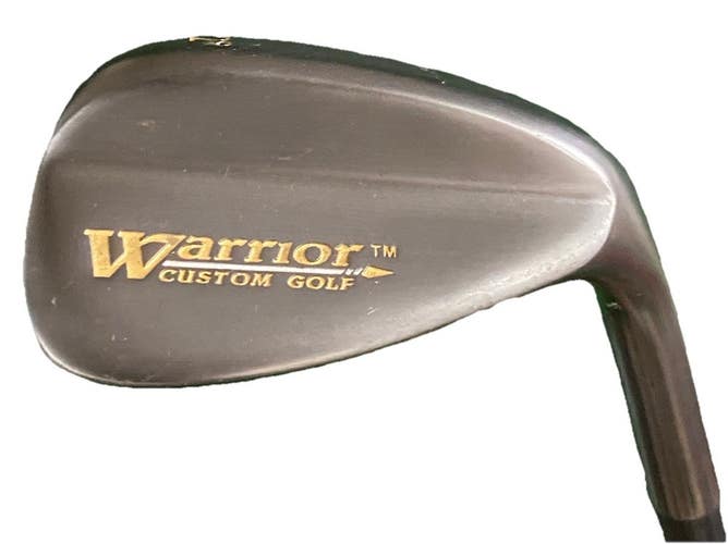 Warrior Golf Gap Wedge 52* Gunmetal RH Men's Stiff Steel 35.5" Good Factory Grip