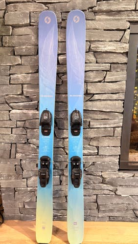 Used Unisex Blizzard  140 cm Sheeva Team Skis With Bindings