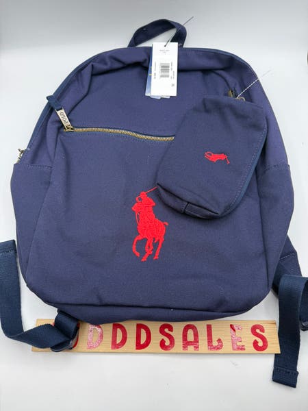 Polo Ralph Lauren Backpack With Pouch Navy Red 9AR071-BCV  display picture 3