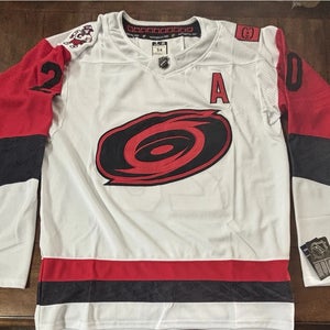 Carolina Hurricanes Sebastian Aho White Jersey #20 Adult XL (54) NWT