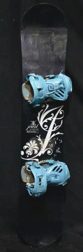 JEWEL SNOWBOARD SIZE 136 CM WITH GNU medium BINDINGS
