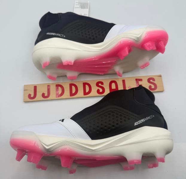 Adidas Adizero Impact+ TPU Baseball Cleats White Black  display picture 2