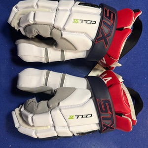 UPenn lacrosse Brand New STX Cell IV Lacrosse Gloves Large