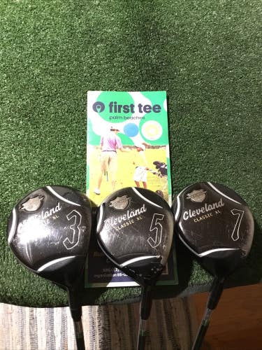 Cleveland Classic XL Woods Set (3W, 5W, 7W) Seniors Matrix Ozik Graphite (Read)