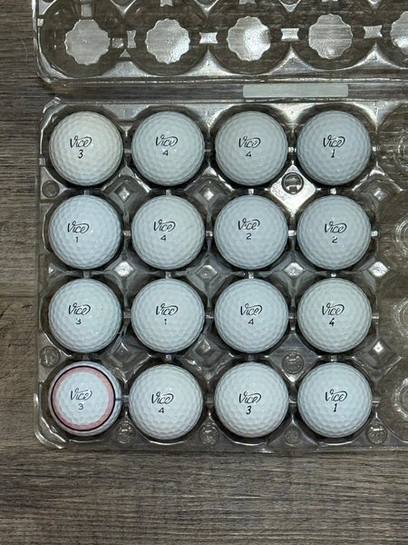 16 Vice Pro Golf Balls - 5A/4A Condition
