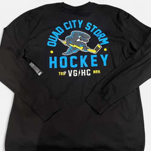 SPHL Quad City Storm Long Sleeve Shirt – Violent Gentlemen (NWT, XL)