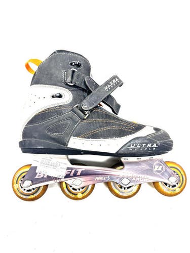 Used Ultra Wheels ABEC 3 Senior Rec Fitness Skates Grey Senior 13 11860-S000302595