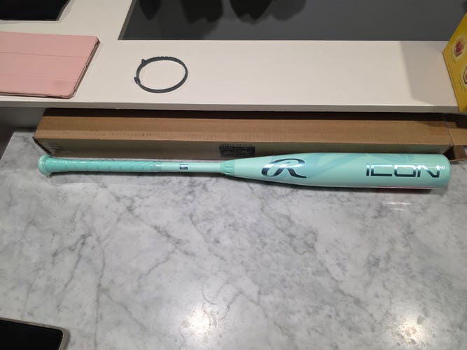 2026 Rawlings Icon Mint USSSA Certified Bat (-5) 27 oz 32" (New)
