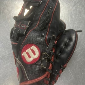 Used Wilson A2000 DP15 BB/SB Glove RH Throw Black 11 1/2" 11497-S000154582