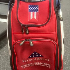 Used Titleist FOLDS OF HONOR TOUR BAG Mens Stand Bag Red 11497-S000154576