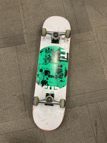 Used Flip MATT BERGER W/THUNDER TRUCKS Complete Skateboard Black 8" 11614-S000227991
