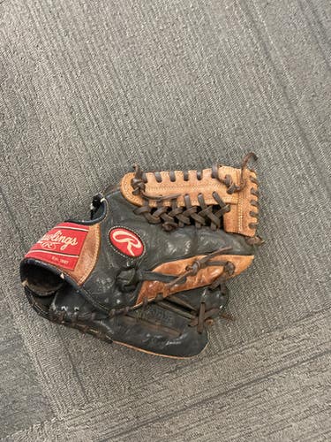 Used Rawlings PREMIUM SERIES BB/SB Glove RH Throw Black 11 3/4" 11614-S000227942