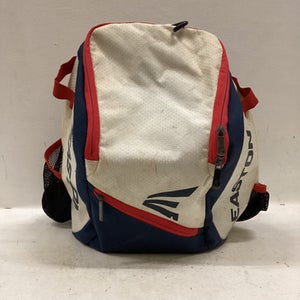 Used Easton BACK PACK BB/SB Player Backpack White/Red/Navy 11725-S000496179
