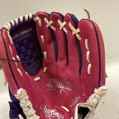 Used Rawlings HFP10PPW BB/SB Glove T-ball Purple 10" 11725-S000496164