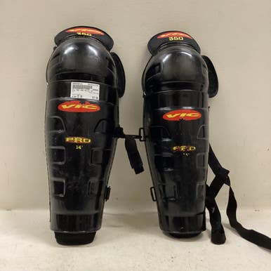 Used Vic PRO 350 Senior Shin Guards Black 15" 11725-S000496121