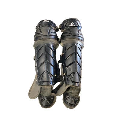 Used Adidas LEG GUARDS Catchers Leg Guards Black Junior 11760-S000085893