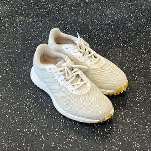 Used Adidas Womens Golf Shoes Tan Senior 8 11849-S000034790