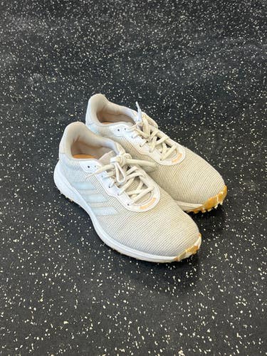 Used Adidas Womens Golf Shoes Tan Senior 8 11849-S000034790